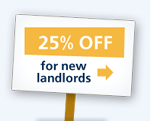 20% off for new landlords